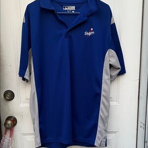 Majestic Royal Blue Dodgers Polo